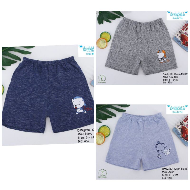 Quần đùi bé trai Dokma 6-24M