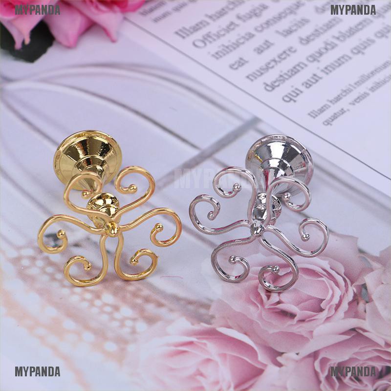 Mô hình giá đỡ cốc nước mini bằng kim loại tỉ lệ 1:12 trang trí nhà búp bê dễ thương