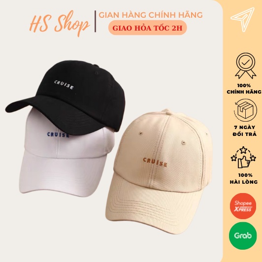 Mũ lưỡi trai cruise nhiều màu, nón kết form unisex nam nữ - MK03