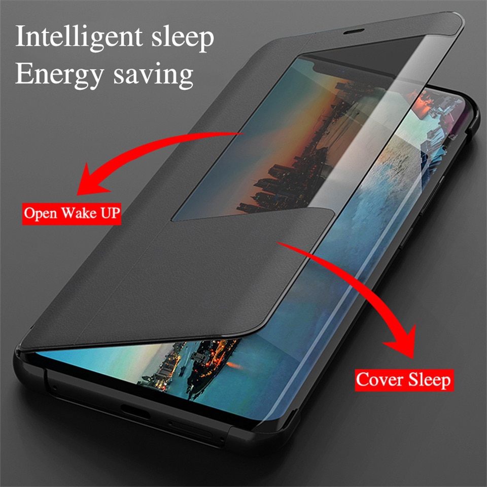 Ốp điện thoại da PU gập cho Huawei Mate 20 Mate 20 Pro Mate 20X