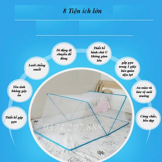 Màn Chụp Chống Muỗi Cao Cấp 1m6 - 1m8 Haley Shop 26