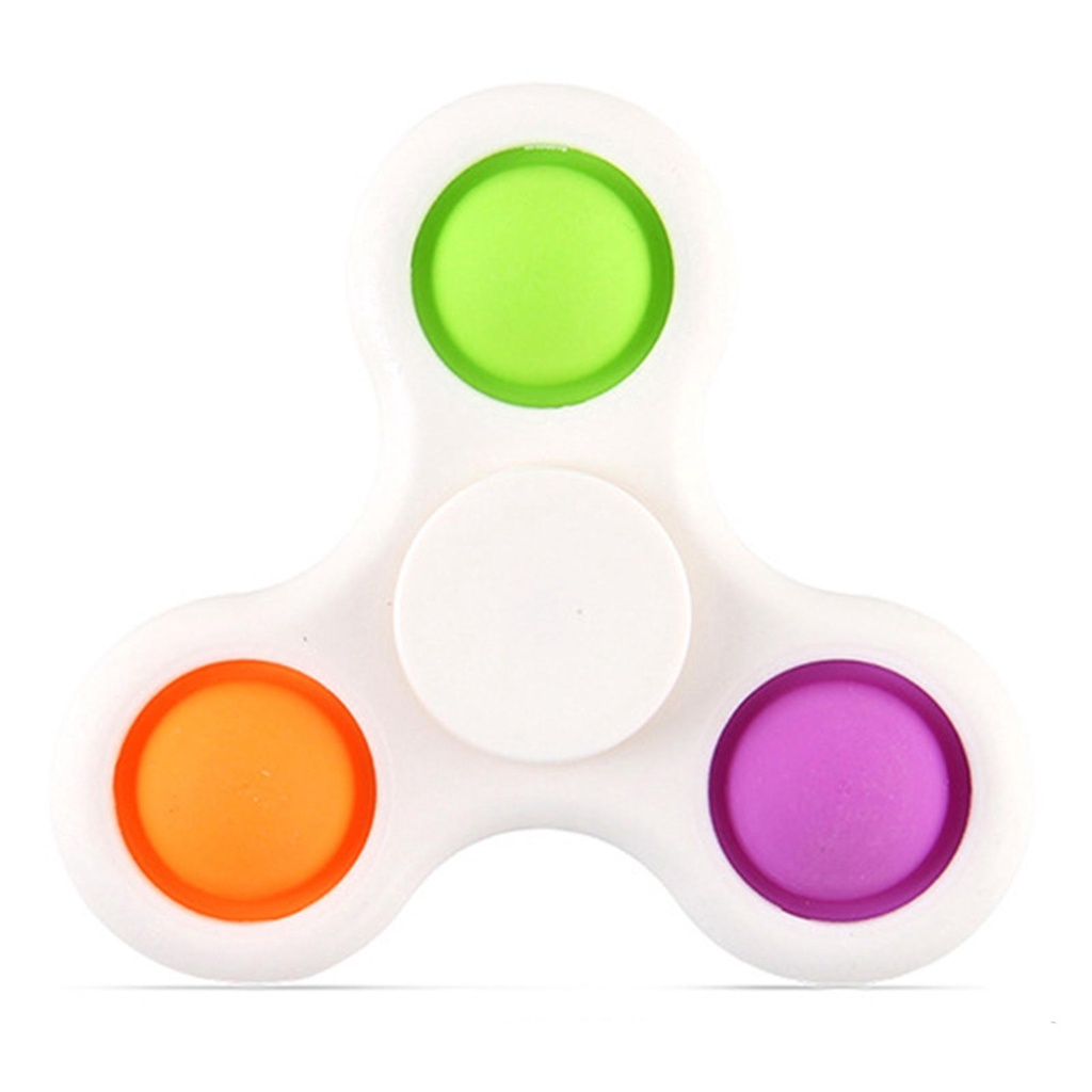 Layor1 Con Quay Đồ Chơi Fidget Spinner Đơn Giản Vui Nhộn Pop Móc Khóa