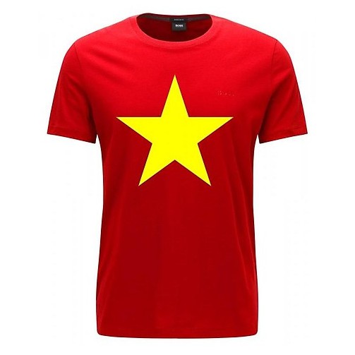 [Từ 35-75kg] Áo Thun Cờ Đỏ Sao Vàng Vải Cotton/Thun Siêu Mềm Mát Giá Rẻ Có Đủ Size
