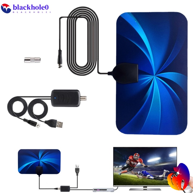 Ăng Ten Kỹ Thuật Số BH Dvb-t2 Xoay 3600 Dặm 4K Hd Vhf Uhf Kèm Bộ Khuếch Đại
