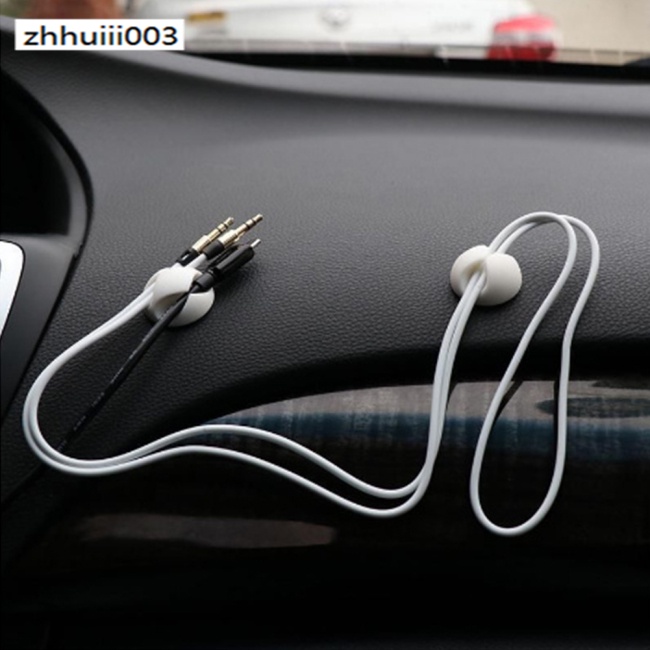 Kẹp Cố Định Dây Cáp Usb Bằng Cao Su Màu Sắc Ngẫu Nhiên ZHIHUI