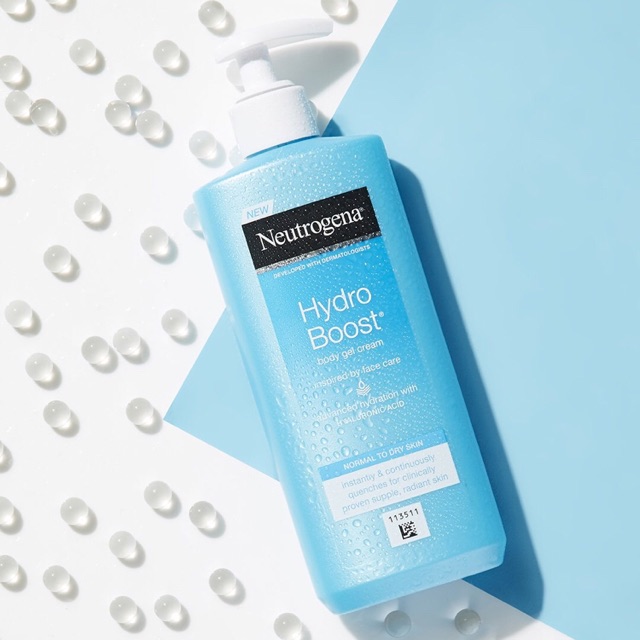 Kem dưỡng thể Neutrogena Hydro Boost Body Gel Cream cũng cấp độ ẩm chống khô da nứt nẻ 400ml