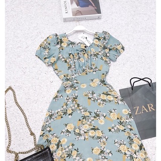 bán sỉ VÁY HOA DÚM NGỰC ĐAI EO🌷