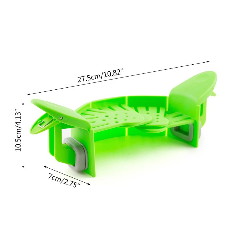 Rổ Rửa Trái Cây Hình Quạt Có Thể Gấp Gọn Tiện Lợi