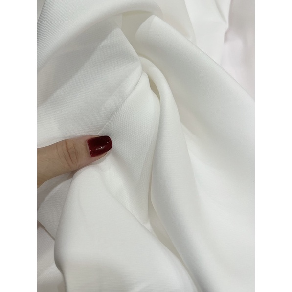 Vải SILK MORANO mềm mịn mát may đầm váy tiểu thư, body kểu, áo dài dòng vải dày không cần lót