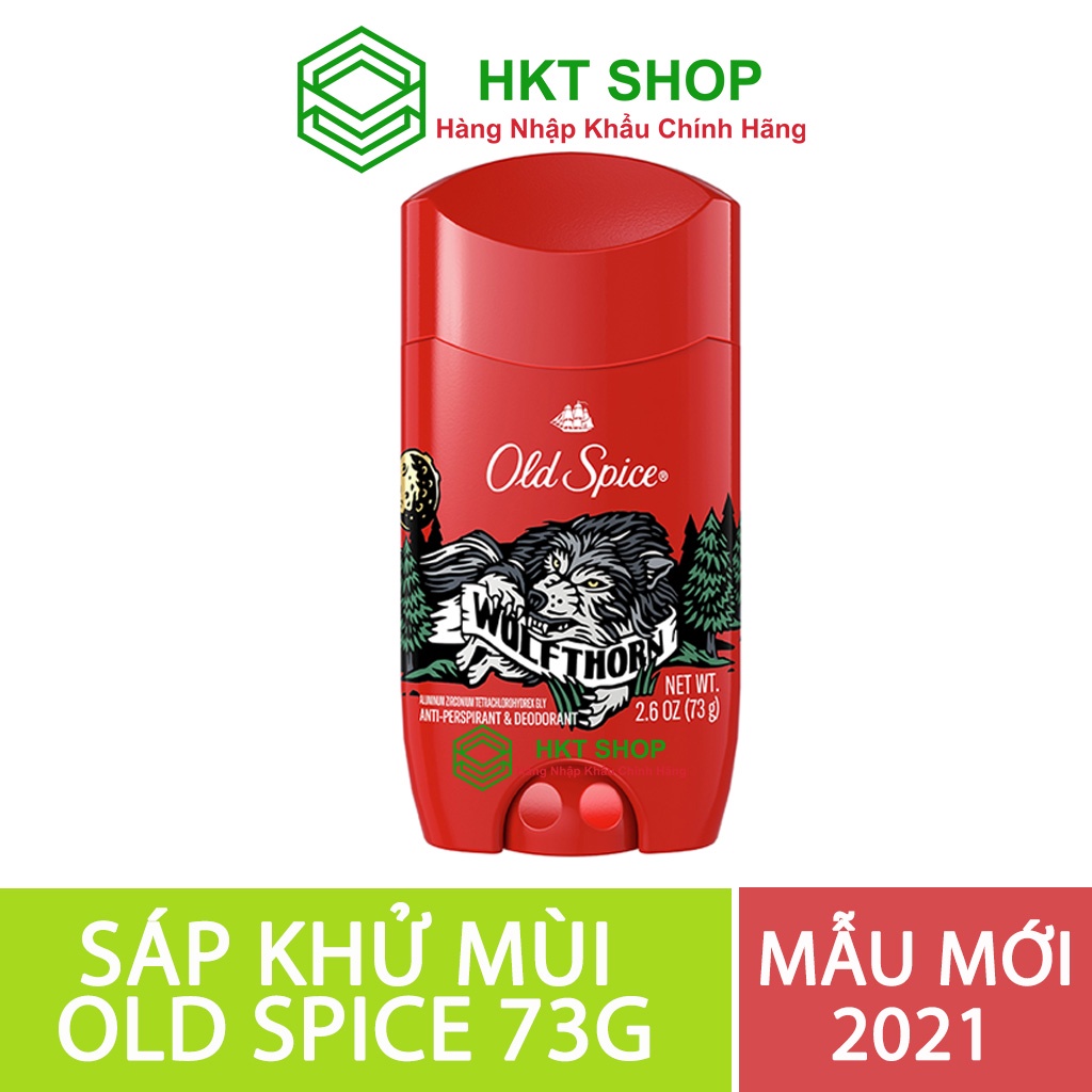 [USA] Sáp khử mùi nam Old Spice Wolfthorn 73g - HKT Shop