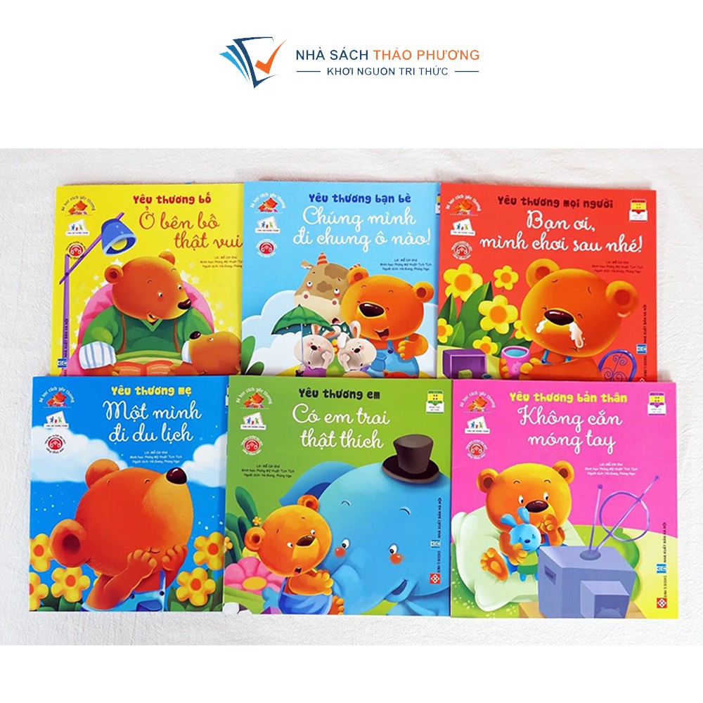Sách - Bé học cách yêu thương bồi dưỡng tình cảm ( Trọn bộ 6 cuốn)