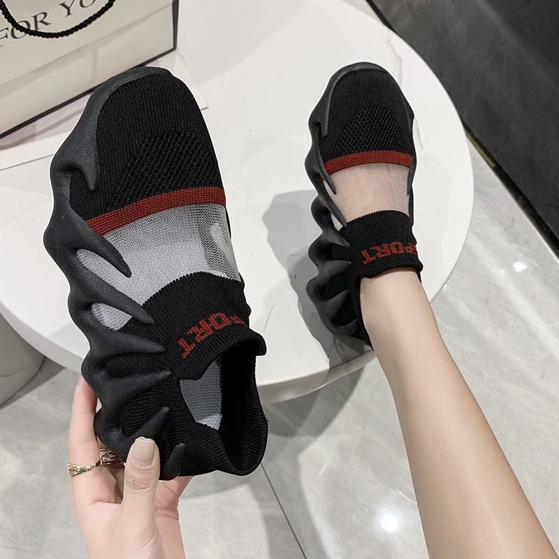 Giày Thể Thao Phối Lưới Thời Trang Mùa Hè Hàn Quốc Mới Cho Nữ