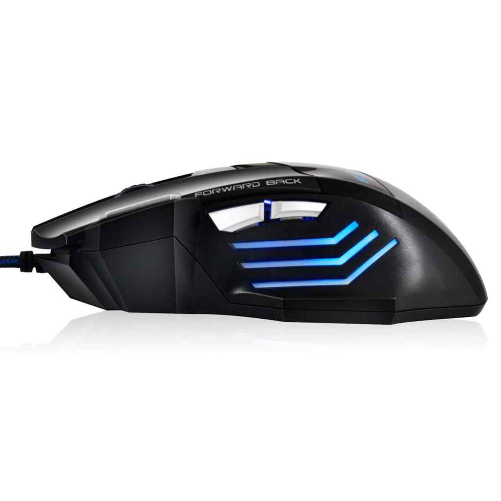 MC-iMICE X7 Double Click 7 Buttons USB Wired Optical Computer Game Mouse Respiratory LED Backlight Gaming Mice