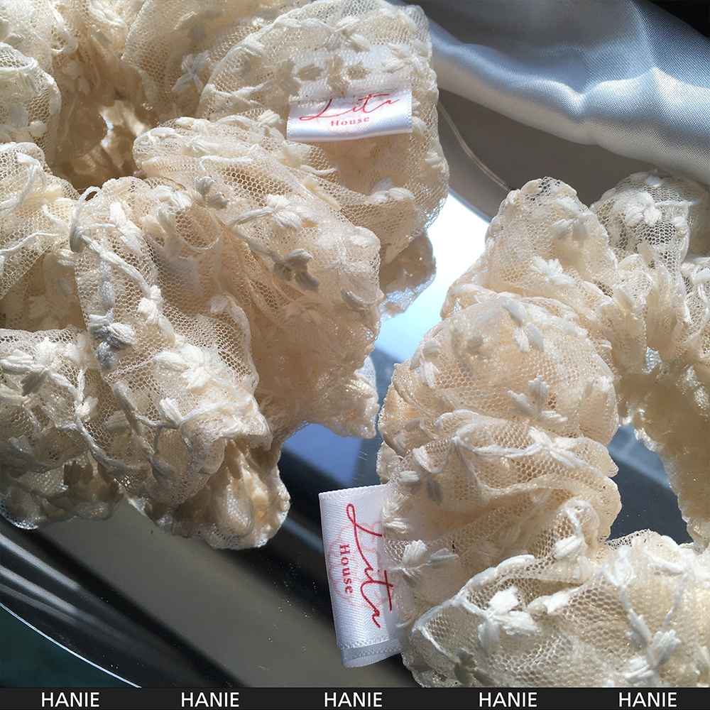 HANIE - Dây chun buộc tóc Ren Scrunchies Handmade