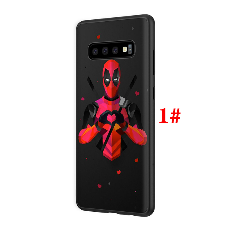 Ốp Điện Thoại Silicon Tpu Mềm Hình Deadpool Iron Man Marvel Cho Samsung J4 J6 J8 2018 J7 Core Pro J730 Sxe20