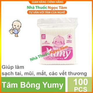 Tăm bông Yumi trẻ em - Vệ sinh vùng tai hiệu quả và an toàn