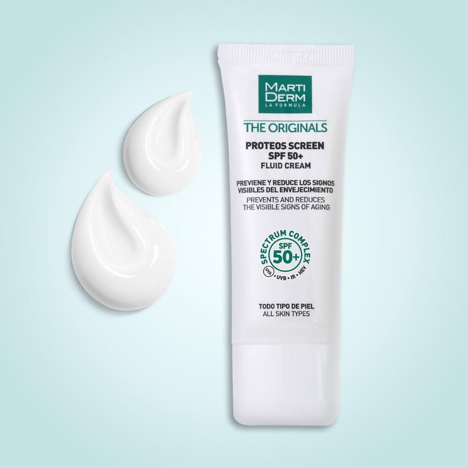 Kem Chống Nắng Vật Lý Ngừa Lão Hóa, Phòng Chống Nám Quay Lại - MartiDerm The Originals Proteos Screen SPF50+