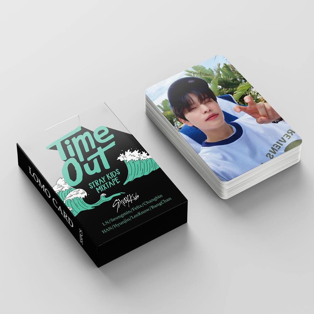 Set 55 Tấm Thẻ Ảnh LOMO Nhóm Nhạc KPOP Stray Kids