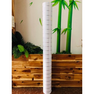 Combo 5m decal dán kính mờ ô vuông trắng 1 BINBIN DK34
