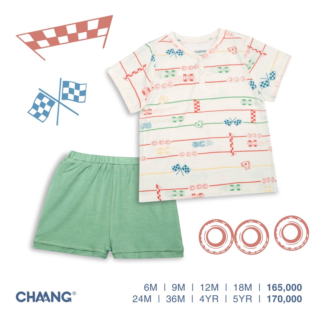 Bộ cộc Chaang bé trai từ 3 tháng đến 5 tuổi SS2022D04