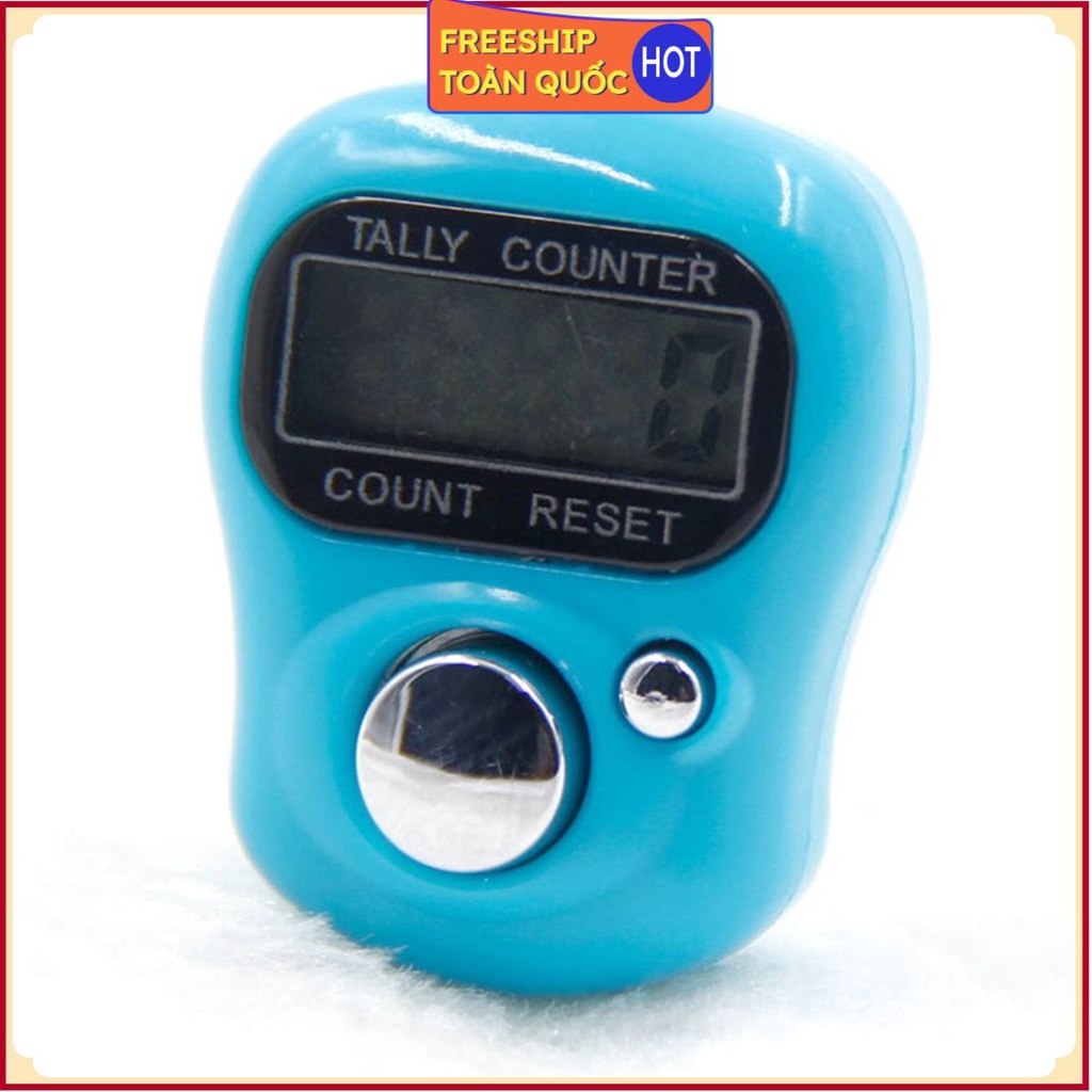 Máy Đếm Số Lượng, Đếm Tụng Kinh Niệm Phật, Đeo Ngón Tay Có Đèn Led G2