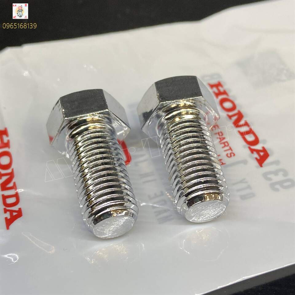 Ốc 10 li dài 2cm, xi bóng, gắn đầu phuộc Win 100