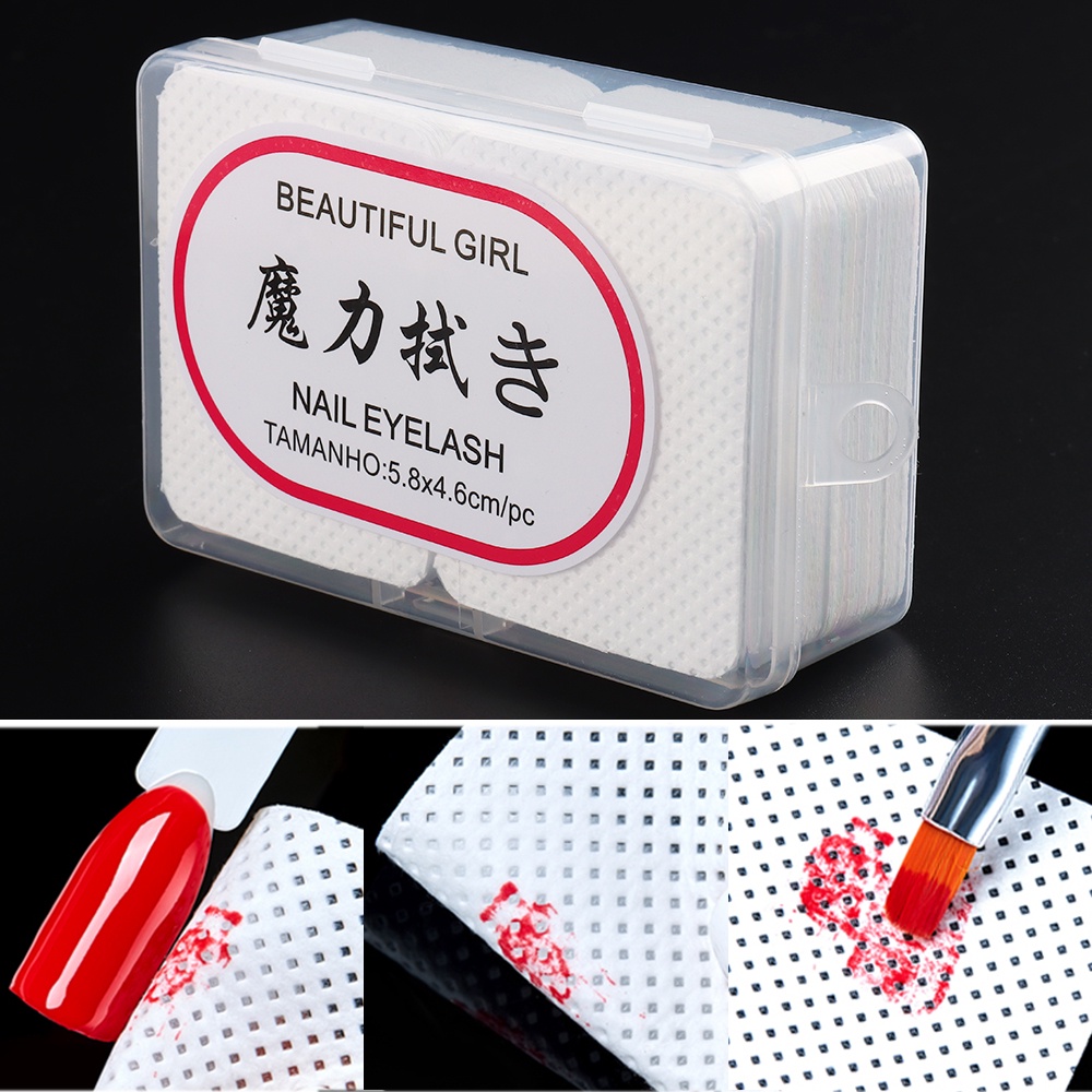 Set 180 / 300 / 540 Miếng Cotton Tẩy Sơn Móng Tay Tiện Lợi