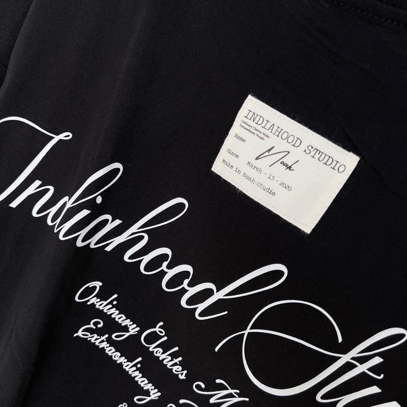 (có sẵn) Áo thun Tay lỡ Form rộng Indiahood unisex (nam nữ mặc được)