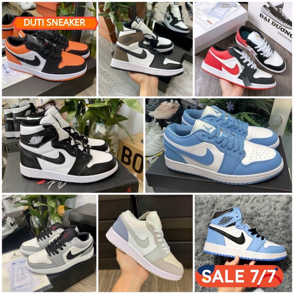 [ Full Box + Bill ] Giày thể thao Jordan Low nam nữ, Giày Sneaker JD1 chuẩn xịn cao cấp