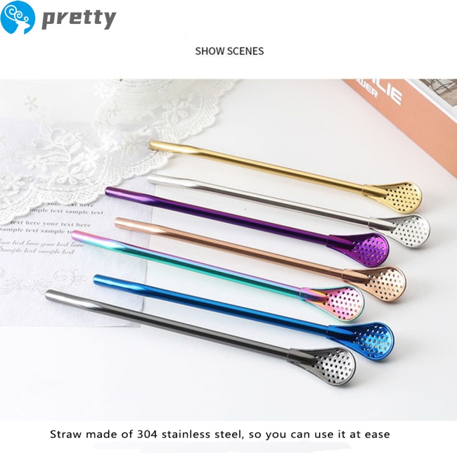 Ống hút bằng thép không gỉ đa năng có thể tái sử dụng