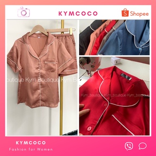 Bộ ngủ nữ pijama mặc nhà cộc tay lụa cao cấp mát đẹp