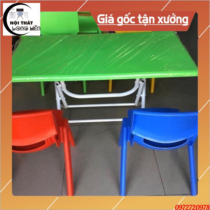 {Giá tận Xưởng } Bàn Nhựa Đúc cỡ nhỏ Trẻ Em Mầm Non, Mẫu Giáo - Hàng chuẩn cao cấp