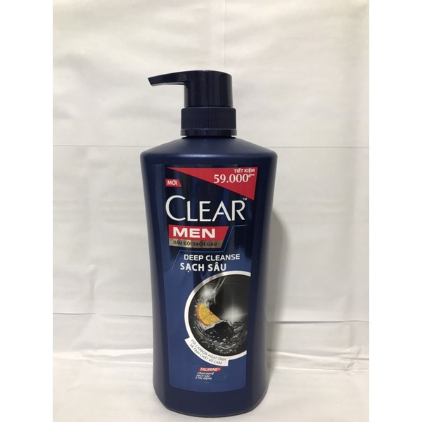 Dầu gội Clear Men sạch gàu và ngăn gàu 630g