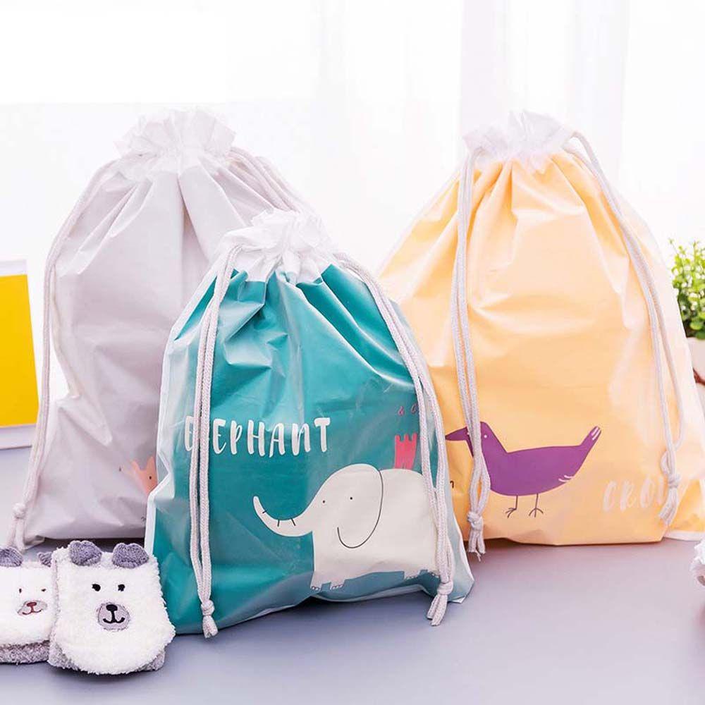 Túi Dây Rút Đựng Mỹ Phẩm Chống Thấm Nước Họa Tiết Dễ Thương