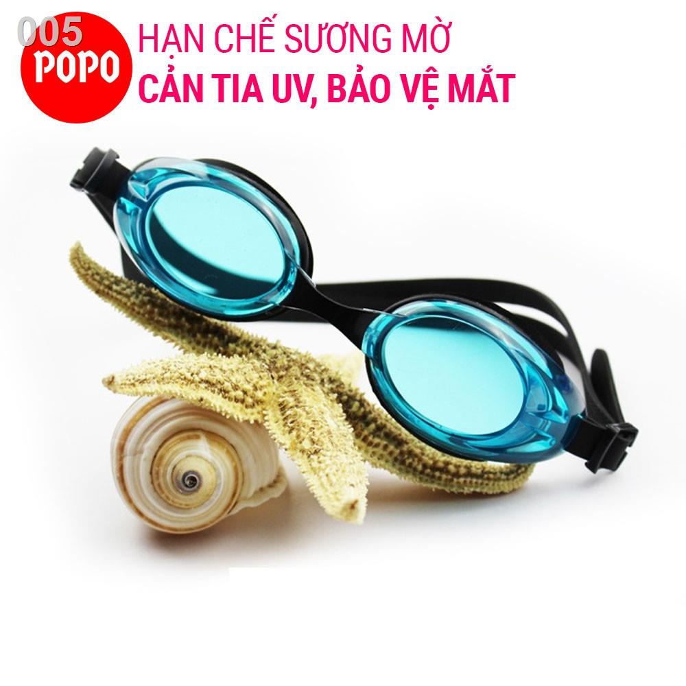 Kính bơi người lớn cho nam nữ POPO 1153 chống tia UV, lóa, mắt trong suốt