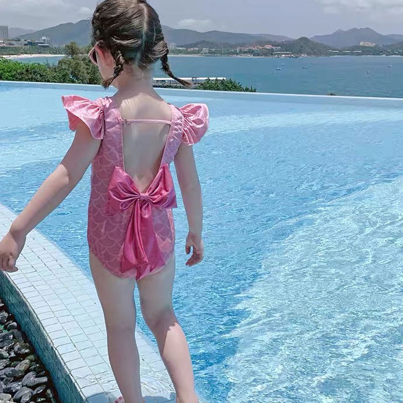 Đồ Bơi Bé Gái/ Bikini Bé Gái 1 Mảnh Họa Tiết Siêu Sang Chảnh Mã BG - 14