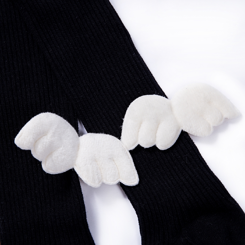 Đôi Tất Cotton Dài Giữ Ấm Dễ Thương Cho Bé Gái