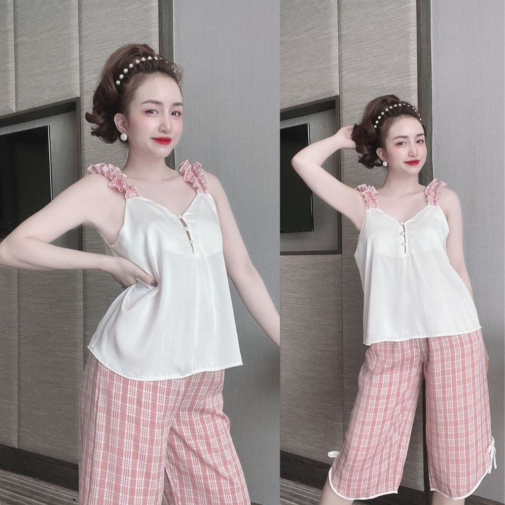 Đồ Ngủ Nữ BIGSIZE Đồ Ngủ Sexy lụa Latin cao cấp mềm mại xinh xắn &lt; 65KG