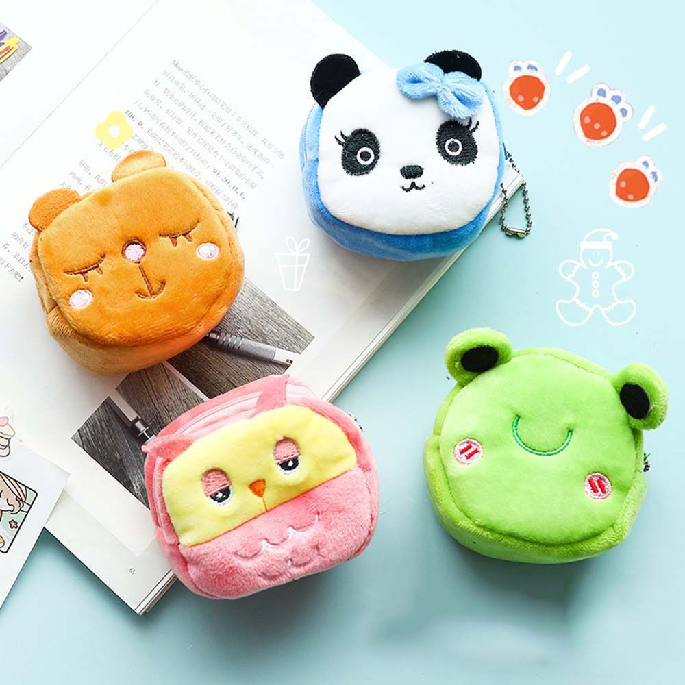 RALPH Cute Coin purse Ladies Key bag Mini Wallet Gift Zipper bag Plush Female Casual Children Coin bag