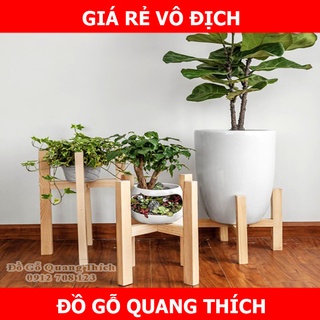 Giá đỡ gỗ đựng cây cảnh ĐỦ SIZE, Đôn gỗ kê chậu cây cảnh DG001