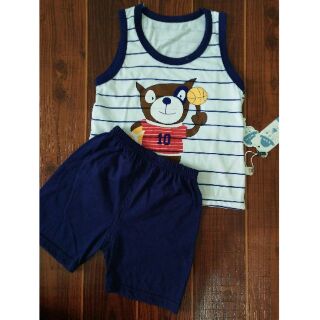 Bộ cotton hè cho bé trai