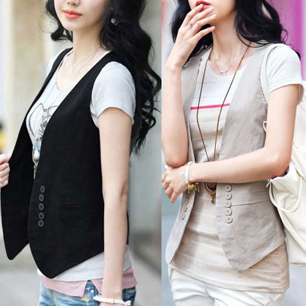 Áo Khoác Ghi Lê Plus Size Cho Mặc Hàng Ngày