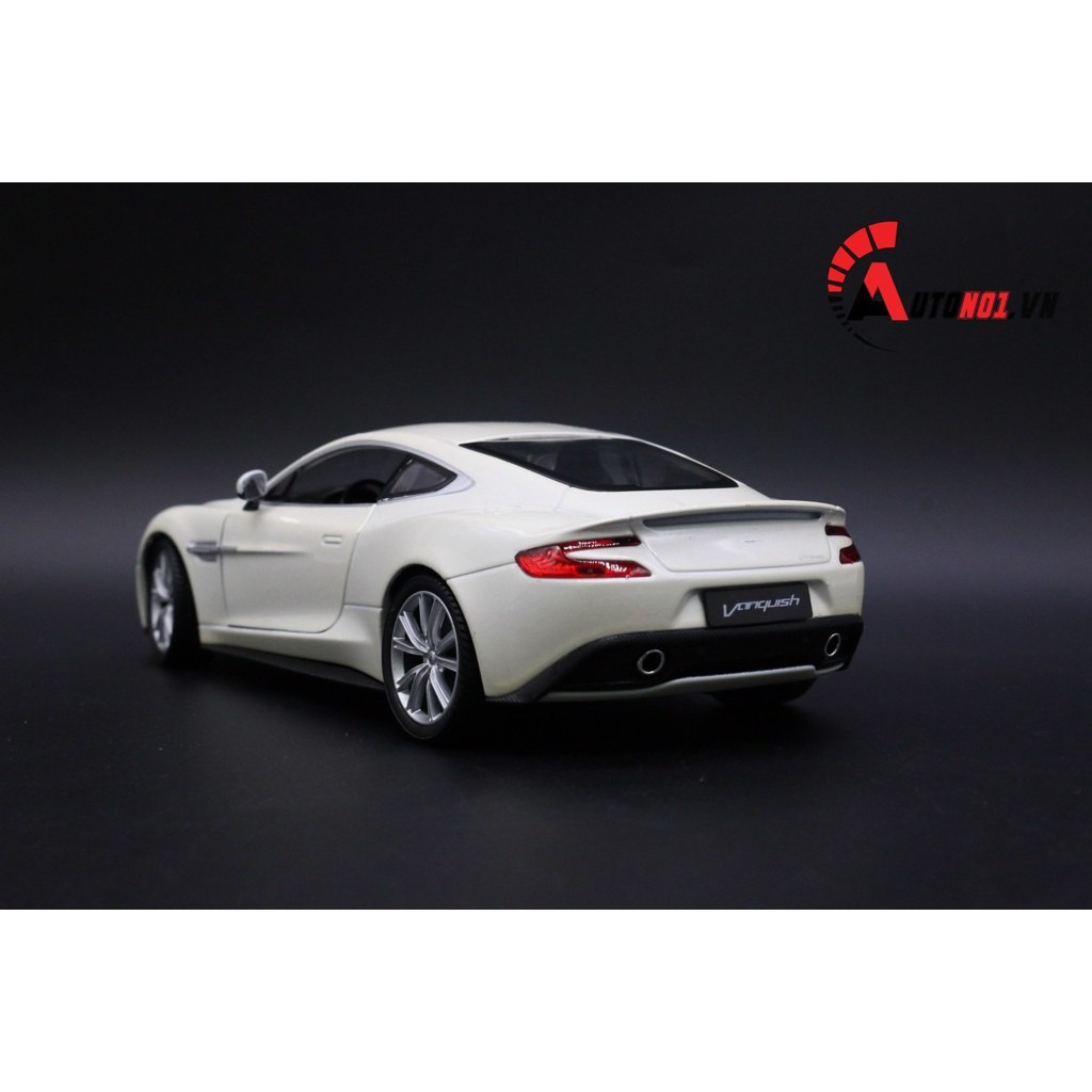 MÔ HÌNH XE ASTON MARTIN VANQUISH WHITE 1:24 WELLY 5837