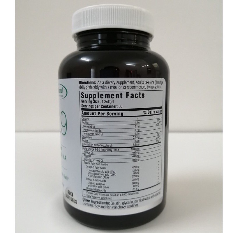 Optimum Omega 3-6-9  hỗ trợ tim mạch, huyết áp, thị lực, nguy cơ xơ vữa mạch máu