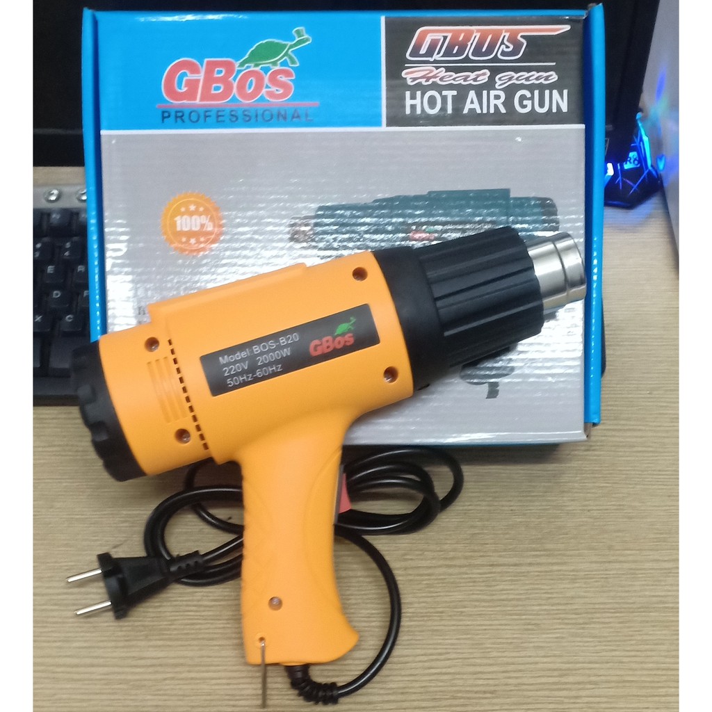 ảnh thật MÁY KHÒ HƠI NÓNG GBOS 2000W HÀNG CHÍNH HÃNG BẢO HÀNH 03 THÁNG
