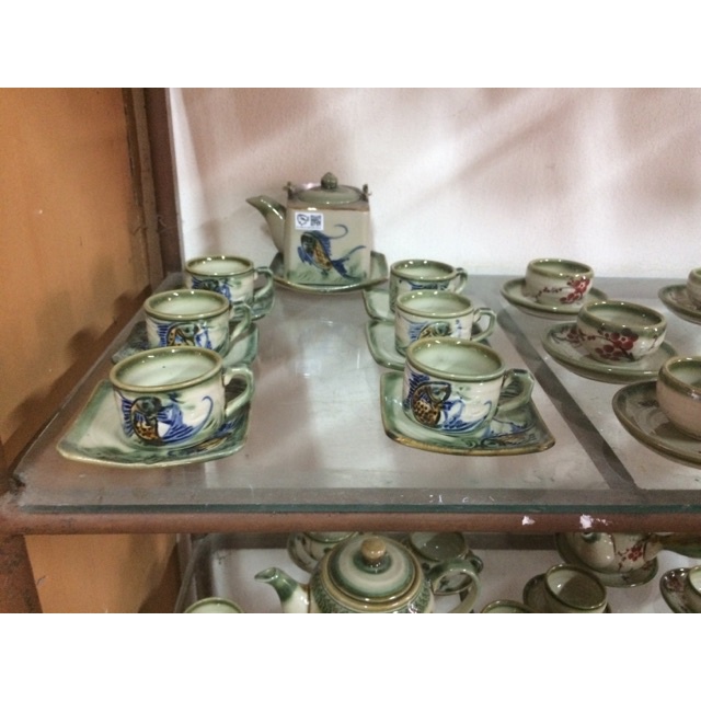 Bộ Ấm chén Bát Tràng