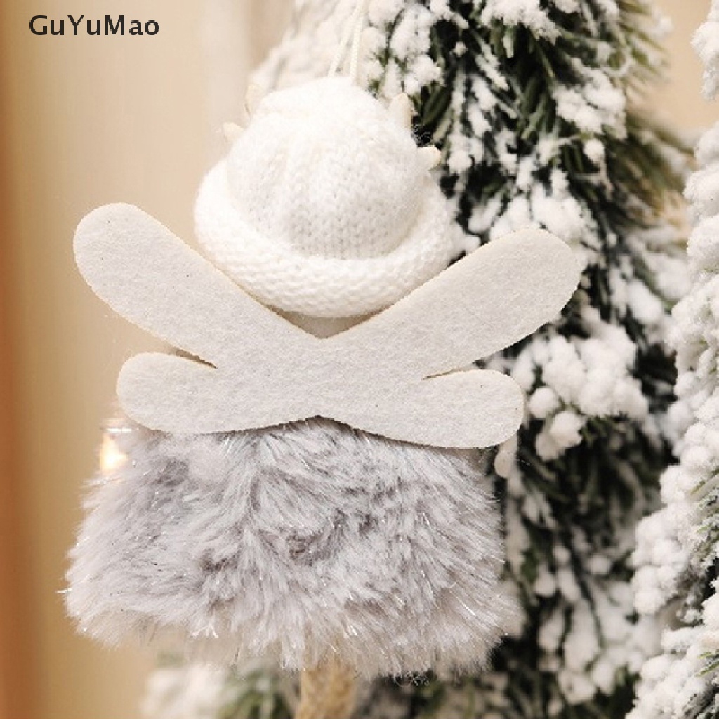 [cxGUYU] Búp Bê Trang Trí Cây Thông Noel Hình Thiên Thần Bằng Lông Nhung