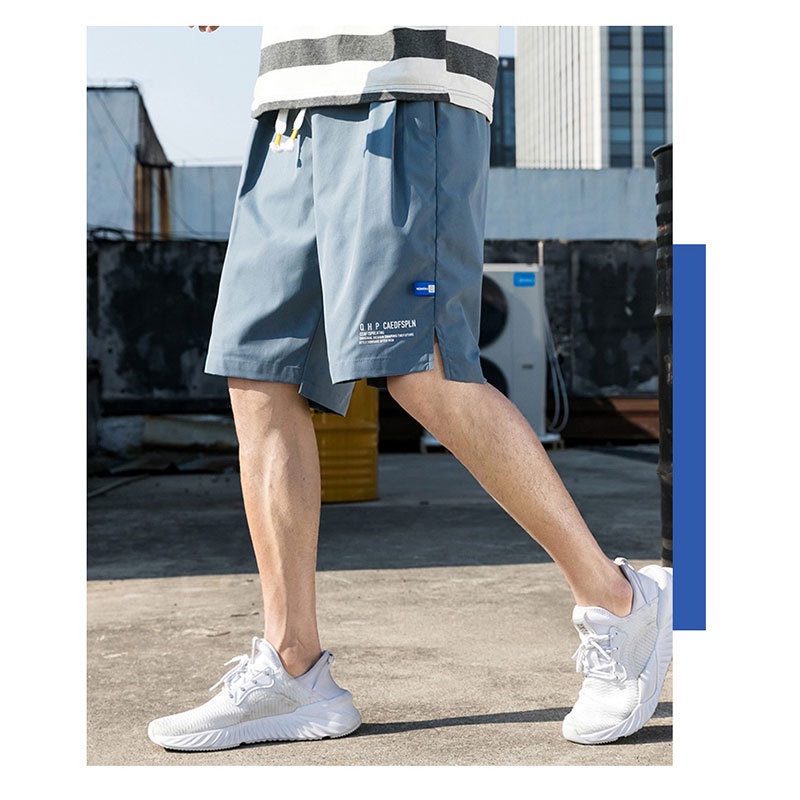 Quần short thể thao dây rút thời trang cho nam