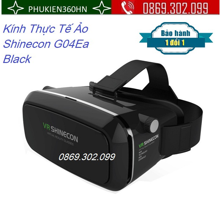 [Mã 155ELSALE giảm 7% đơn 300K] Kính Thực Tế Ảo Shinecon G04Ea Black Xem Phim 3D Chất Lượng Cao