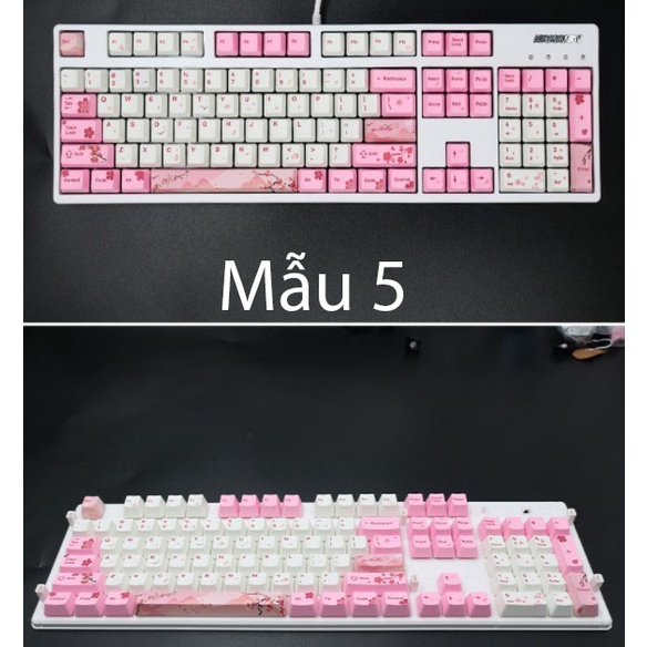 Keycap PBT [Rẻ nhất] chủ đề keycap carbon, keycaps cocacola, keycap phối màu, dày dặn